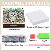 Load image into Gallery viewer, Animals Diamond Painting Notecard Box Gem Art Sticky Note Holder for Home Office
