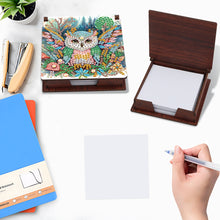 Load image into Gallery viewer, Animals Diamond Painting Notecard Box Gem Art Sticky Note Holder for Home Office

