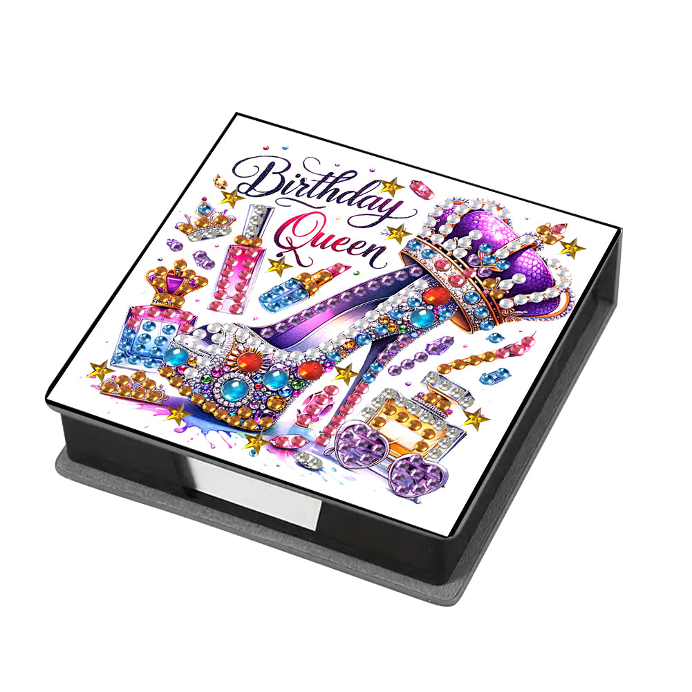 High Heels Diamond Painting Memo Pad Holder Mosaic Kit for DIY Art Craft