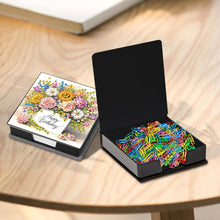 Load image into Gallery viewer, Flowers Diamond Painting Memo Pad Holder with 160 Sheets of Paper for DIY Craft
