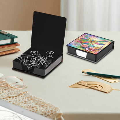Dragonfly Diamond Painting Memo Pad Holder Mosaic Kit for DIY Art Craft