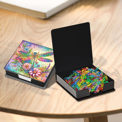 Dragonfly Diamond Painting Memo Pad Holder Mosaic Kit for DIY Art Craft