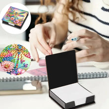 Load image into Gallery viewer, Dragonfly Diamond Painting Memo Pad Holder Mosaic Kit for DIY Art Craft
