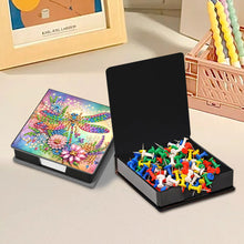 Load image into Gallery viewer, Dragonfly Diamond Painting Memo Pad Holder Mosaic Kit for DIY Art Craft

