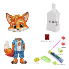 Load image into Gallery viewer, Acrylic Shaking Head Fox Table Top Special Shape Diamond Painting Ornament Kits
