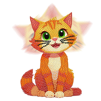 Acrylic Shaking Head Cat Table Top Special ShapeDiamond Painting Ornament Kits