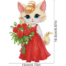 Load image into Gallery viewer, Acrylic Shaking Head Cat Table Top Special ShapeDiamond Painting Ornament Kits
