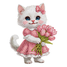 Load image into Gallery viewer, Acrylic Shaking Head Cat Table Top Special ShapeDiamond Painting Ornament Kits
