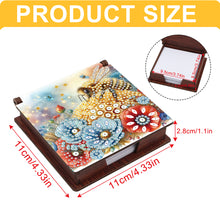 Load image into Gallery viewer, 1pc Bee Pattern DIY Diamond Painting Kit Note Box 160 Sticky Notes Desktop Decor
