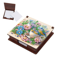 Load image into Gallery viewer, 1pc Bird Pattern DIY Diamond Painting Kit Note Box 160 Sticky Note Desktop Decor

