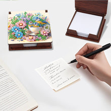 Load image into Gallery viewer, 1pc Bird Pattern DIY Diamond Painting Kit Note Box 160 Sticky Note Desktop Decor
