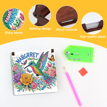 Load image into Gallery viewer, 1pc Bird Pattern DIY Diamond Painting Kit Note Box 160 Sticky Note Desktop Decor
