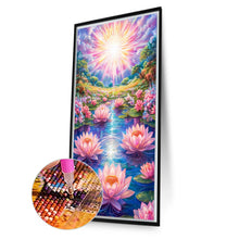 Load image into Gallery viewer, Diamond Painting - Full Round - Lotus Scenery (40*70CM)
