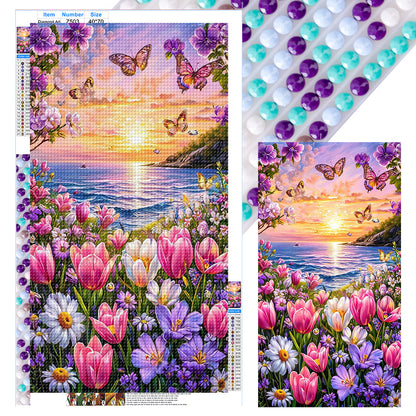 Diamond Painting - Full Round - Flower Scenery (40*70CM)