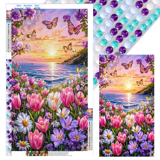 Diamond Painting - Full Round - Flower Scenery (40*70CM)