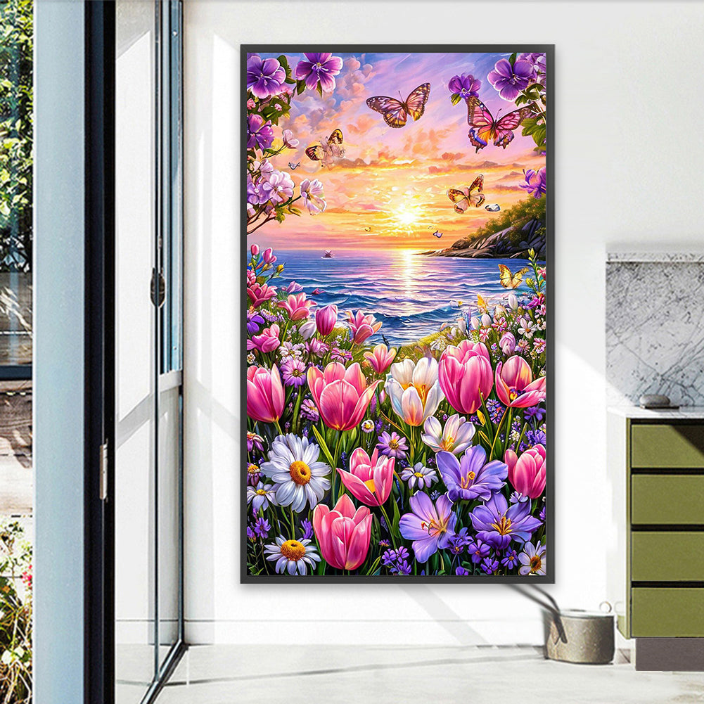 Diamond Painting - Full Round - Flower Scenery (40*70CM)