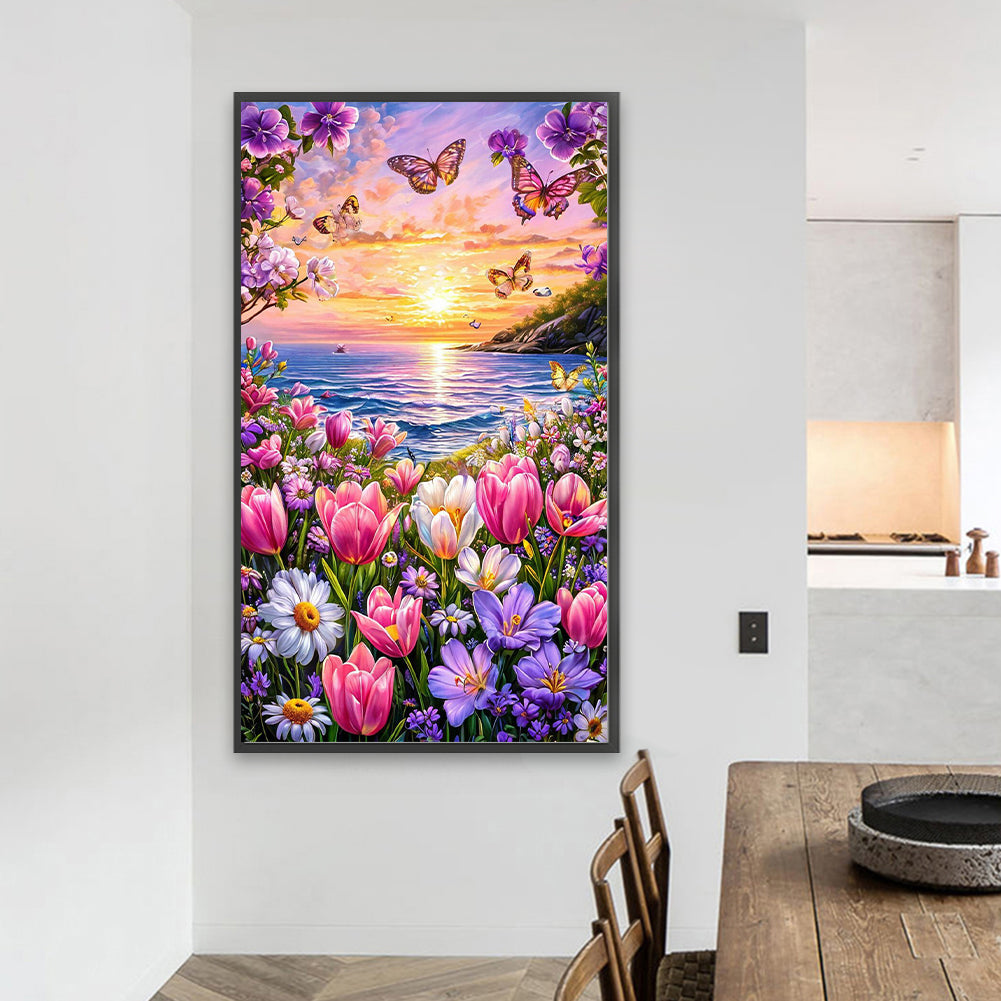 Diamond Painting - Full Round - Flower Scenery (40*70CM)