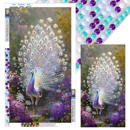 Diamond Painting - Full Round - Peacock Scenery (40*70CM)