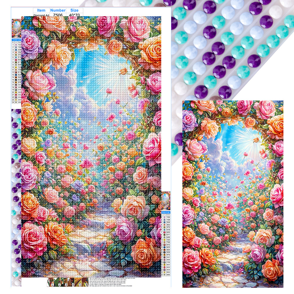 Diamond Painting - Full Round - Flower Scenery (40*70CM)