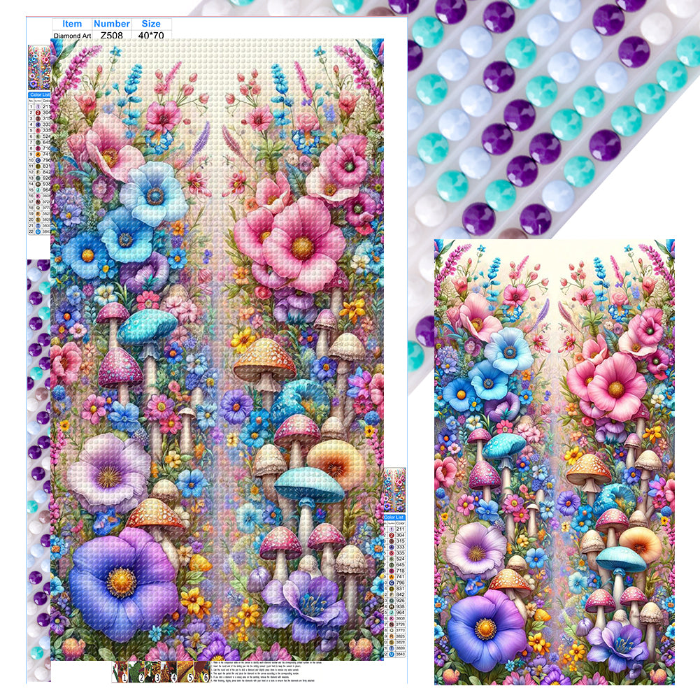 Diamond Painting - Full Round - Flowers (40*70CM)