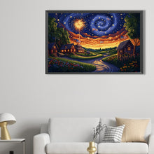 Load image into Gallery viewer, Diamond Painting - Full Round - Independence Day Town Night Scene (60*40CM)
