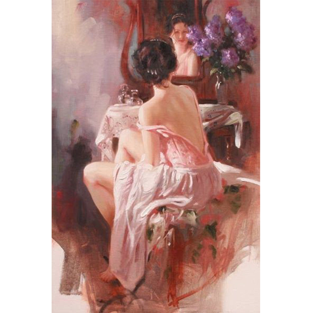 Diamond Painting - Full Round - Girl (40*60CM)