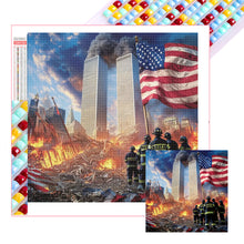 Load image into Gallery viewer, Diamond Painting - Full Square - Fireman American Fire (40*40CM)
