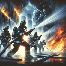 Load image into Gallery viewer, Diamond Painting - Full Square - Fireman American Fire (40*40CM)
