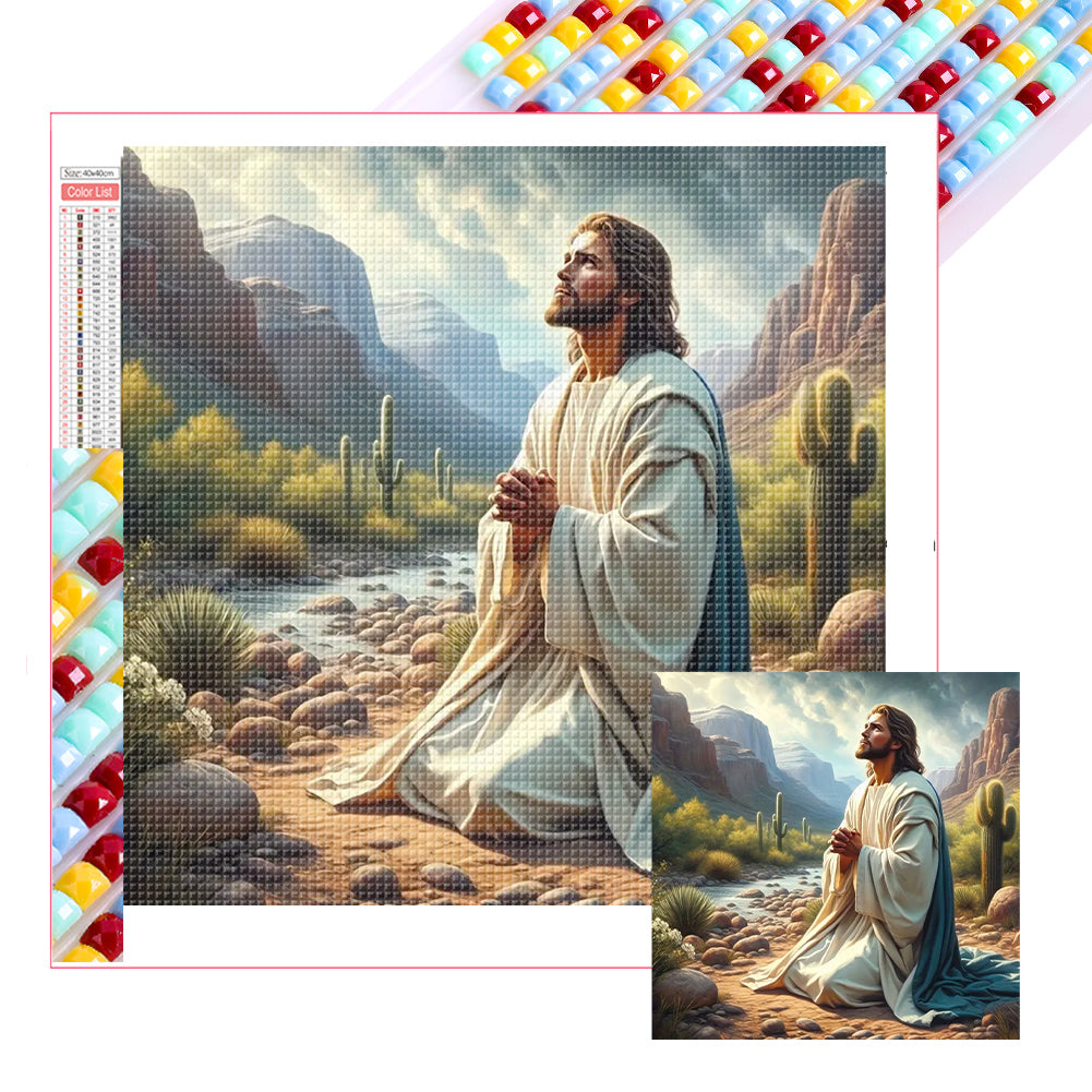 Diamond Painting - Full Square - Jesus (40*40CM)