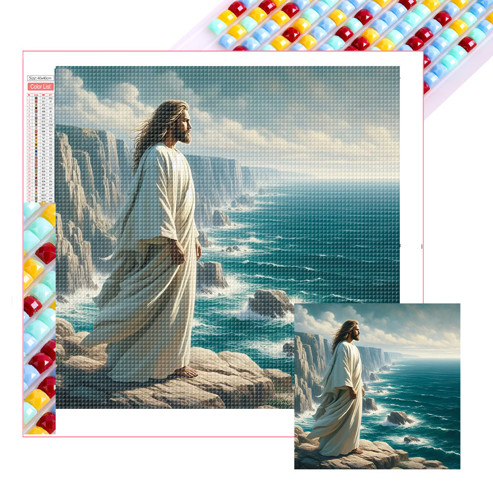 Diamond Painting - Full Square - Jesus (40*40CM)