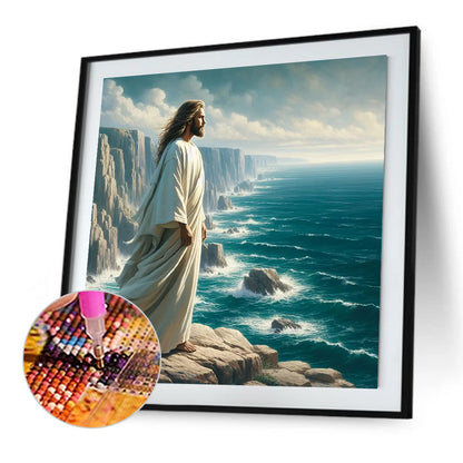 Diamond Painting - Full Square - Jesus (40*40CM)