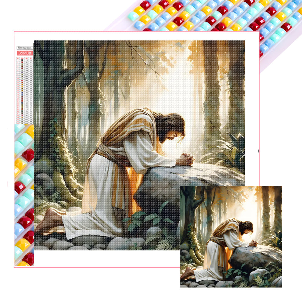 Diamond Painting - Full Square - Jesus (40*40CM)