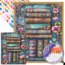 Load image into Gallery viewer, AB Diamond Painting - Full Round - Flower Bookshelf (40*50CM)
