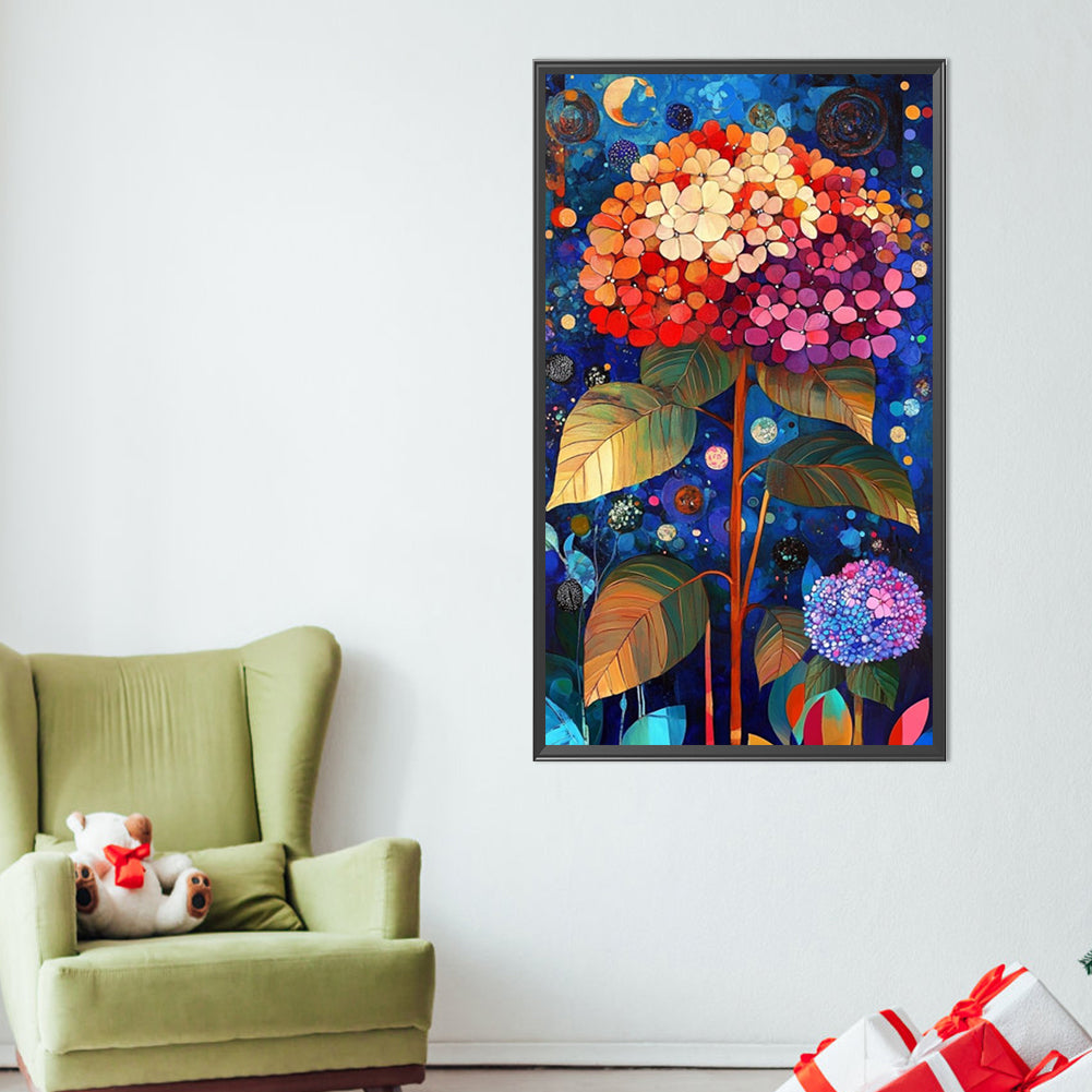 AB Diamond Painting - Full Round - Red Hydrangea (40*70CM)