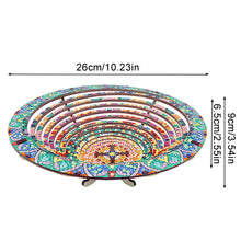 Load image into Gallery viewer, Diamond Painting Wooden Serving Tray Decorative Diamond Painting Dining Plate(E)
