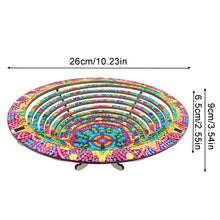 Load image into Gallery viewer, Diamond Painting Wooden Serving Tray Decorative Diamond Painting Dining Plate(H)
