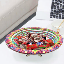 Load image into Gallery viewer, Diamond Painting Wooden Serving Tray Decorative Diamond Painting Dining Plate(H)
