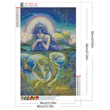Load image into Gallery viewer, Diamond Painting - Full Round - Mermaid Princess (40*60CM)
