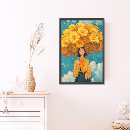 AB Diamond Painting - Full Round - Umbrella Girl (40*60CM)