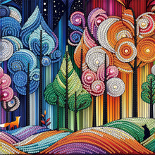 Load image into Gallery viewer, Diamond Painting - Partial Special Shaped - Beautiful Forest (30*30CM)
