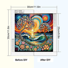 Load image into Gallery viewer, Diamond Painting - Partial Special Shaped - Beautiful Forest (30*30CM)
