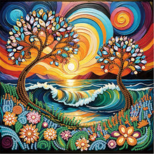 Load image into Gallery viewer, Diamond Painting - Partial Special Shaped - Beautiful Forest (30*30CM)
