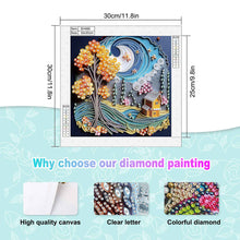 Load image into Gallery viewer, Diamond Painting - Partial Special Shaped - Beautiful Forest (30*30CM)
