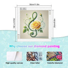 Load image into Gallery viewer, Diamond Painting - Partial Special Shaped - Musical Symbols (30*30CM)
