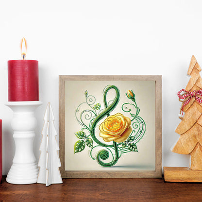 Diamond Painting - Partial Special Shaped - Musical Symbols (30*30CM)