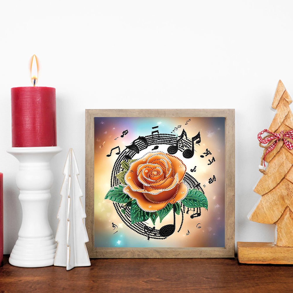 Diamond Painting - Partial Special Shaped - Musical Symbols (30*30CM)
