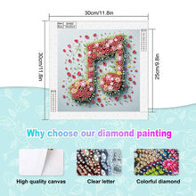 Load image into Gallery viewer, Diamond Painting - Partial Special Shaped - Musical Symbols (30*30CM)
