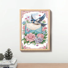 Load image into Gallery viewer, Diamond Painting - Partial Special Shaped - Flower Bird (30*40CM)

