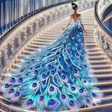 Load image into Gallery viewer, Diamond Painting - Partial Special Shaped - Dress Skirt Girl (30*30CM)
