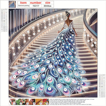 Load image into Gallery viewer, Diamond Painting - Partial Special Shaped - Dress Skirt Girl (30*30CM)
